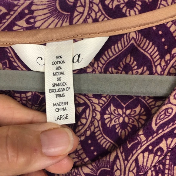 Lot of 2 Soma House Dresses Shifts Loose Fit Pull On Soft Comfy - Picture 13 of 14